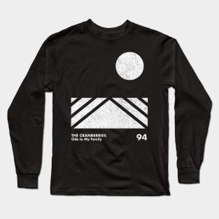 Cranberries / Minimal Graphic Design Tribute Long Sleeve T-Shirt